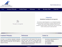 Tablet Screenshot of necmllc.com